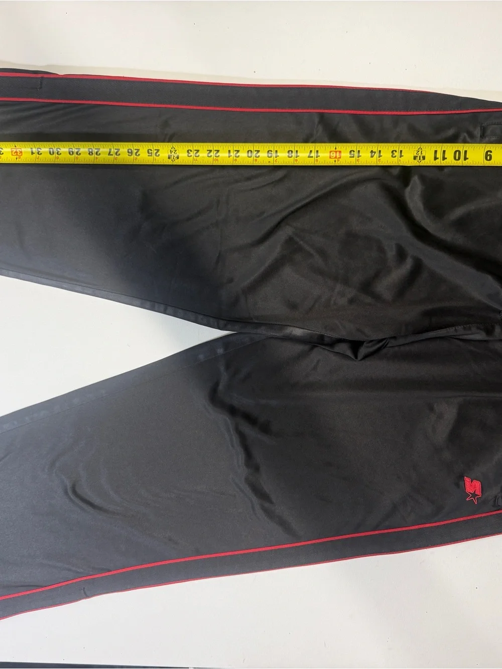 STARTER Black Sweatpants with White Logo - Picture 8 of 12